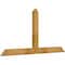 Ekena Millwork Portland Rough Sawn Timber Gable Bracket, Western Red Cedar, 60"W x 30"H x 2"D x 4"F, 12/12 Pitch GBW060X30X0204POR00RWR - alternate 5